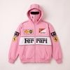 FERRARI F1 PINK RACING HOODIE
